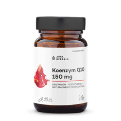 Aura Herbals Koenzym Q10, 150 mg, 60 kaps.