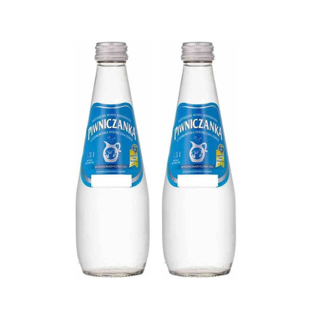 Zestaw: 2x Naturalna woda mineralna wysokonasycona CO2 0,3l