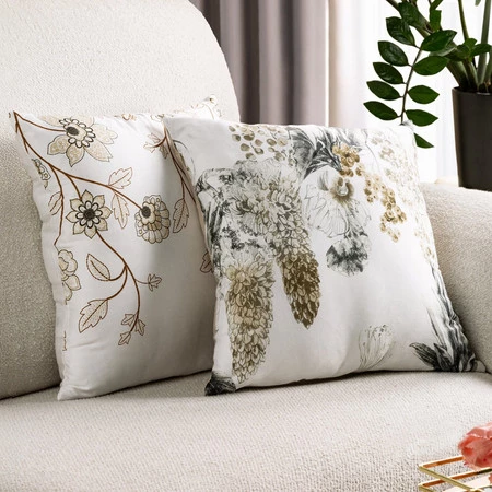 Poszewka Spring 49 40 x 40 cm, Biały