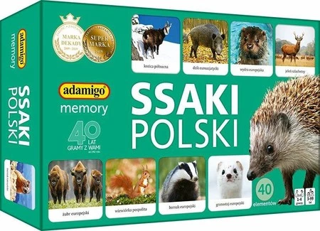 Gra memory Ssaki Polski -