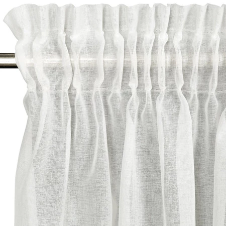 FIRANA GOTOWA MARGO NA TAŚMIE 300 X 270 CM BIAŁY