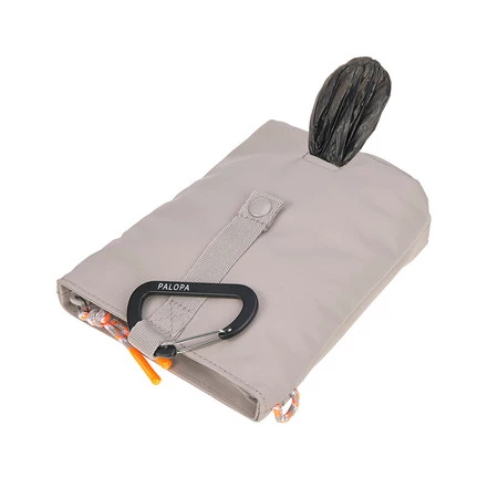 PALOPA Torebka saszetka na smakołyki dla psa Karl taupe M