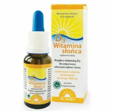 Dr Jacob'S Witamina D3 Witamina Słońca 20 Ml