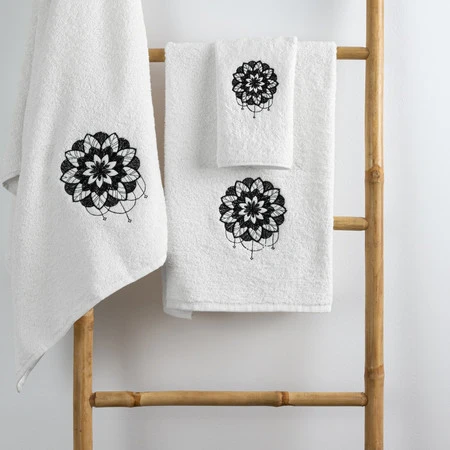 Komplet Ręczników 3 56 x 36 x 7 cm, Biały