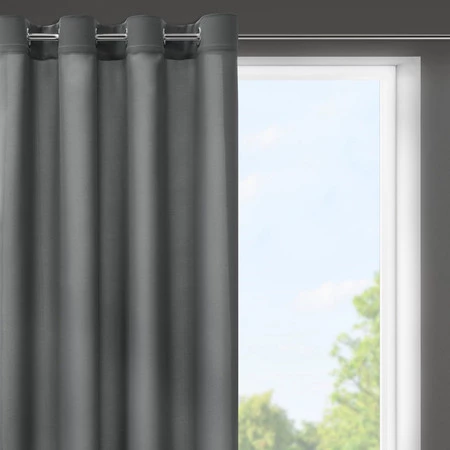 ZASŁONA GOTOWA RITA 140 X 175 CM GRAFITOWY