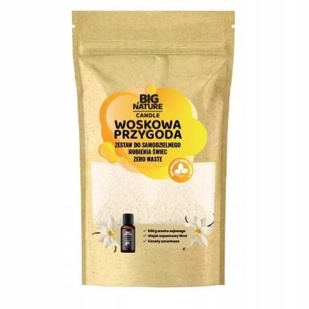 Big Nature Woskowa przygoda WANILIA - zestaw do robienia świec DIY 515g