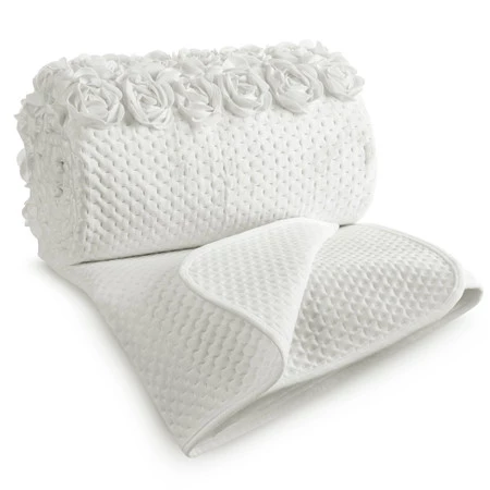 Narzuta CERAMIKA ROSES 170 X 210 CM KREMOWY