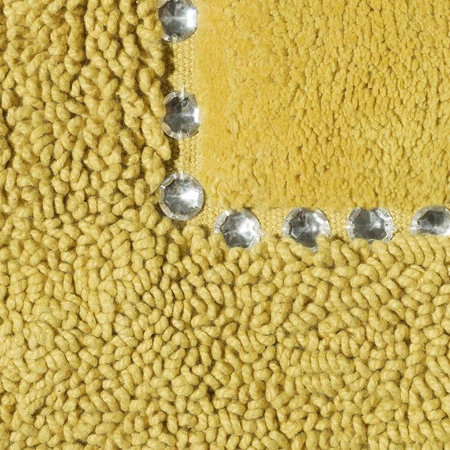 DYWANIK ŁAZIENKOWY CHIC 50 X 70 CM MUSZTARDOWY