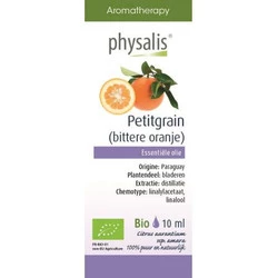 OLEJEK ETERYCZNY DRZEWO POMARAŃCZOWE (PETITGRAIN) BIO 10 ml - PHYSALIS