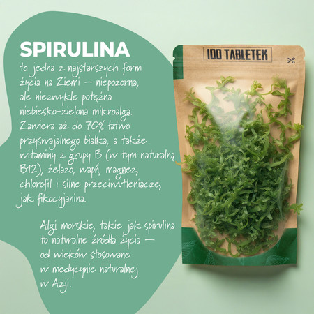 Twój Cel To Spirulina naturalne wsparcie dla zdrowia i energii 100 tabl.