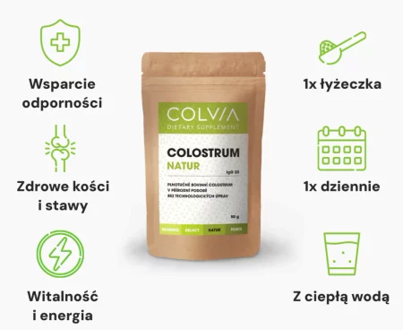 Colvia Colostrum Natural (pełnotłuste) 50g