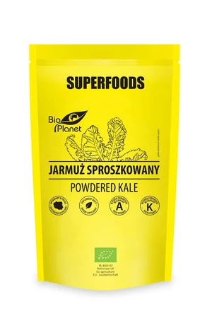 Bio Planet − Superfoods, jarmuż sproszkowany BIO − 125 g
