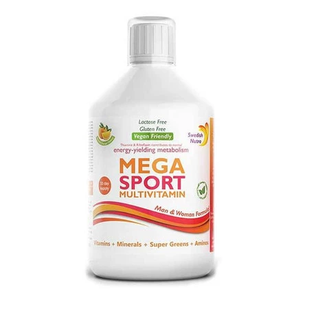 Swedish Nutra Mega Sport multiwitaminy dla sportowców 500ml