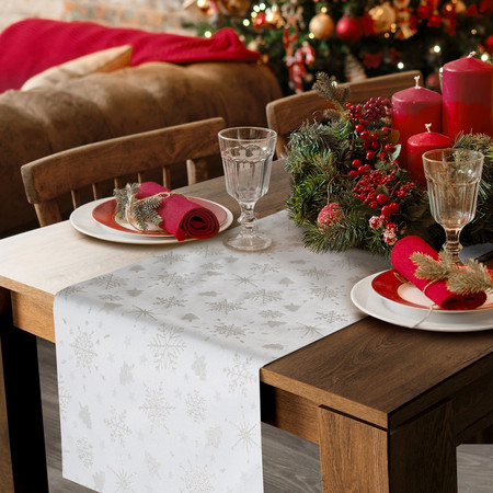 Obrus Flash 10 85 x 85 cm, Kremowy