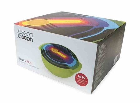 JJ - Zestaw misek i miarek Nest™ 9 Plus, multikolo