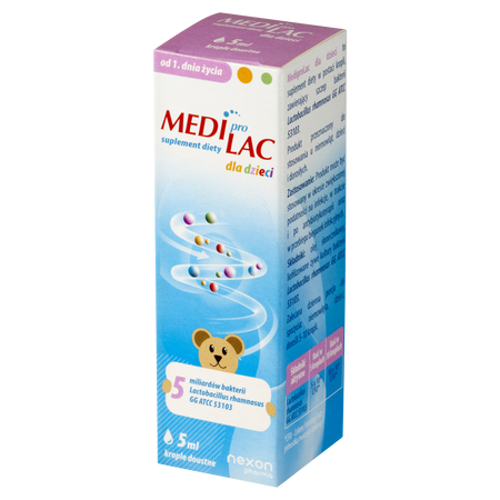 Nexon Mediprolac Dla Dzieci Krople Doustne  - probbiotyk 5ml