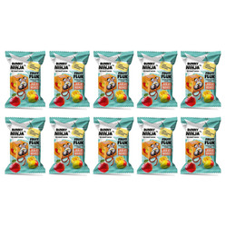 Zestaw 10x Fruit Fluk o smaku jabłko-mango 15 g