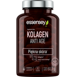 Essensey Kolagen Anti Age - suplement na poprawę stanu skóry - 90 kaps.