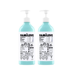 Zestaw: 2x Yope - Familove naturalny płyn do mycia naczyń 750ml