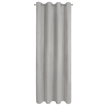 Zasłona gotowa Nita 140 x 250 cm, Stalowy