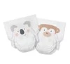 Zestaw: 5x Kit and Kin, Biodegradowalne Pieluszki Jednorazowe 5 Junior (11kg +), Koala/Monkey, 28 szt.