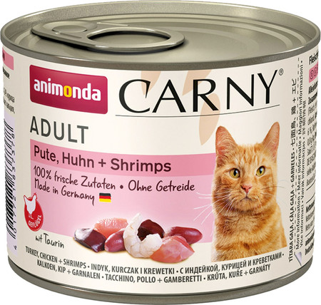 ANIMONDA Carny ADULT Indyk Kurczak Krewetki 200g