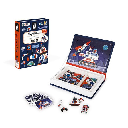 Janod Magnetyczna układanka Kosmos Magnetibook