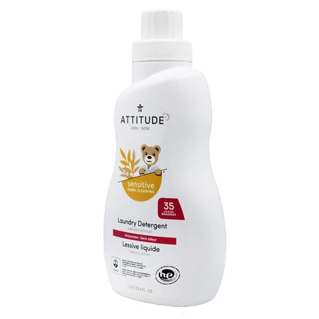 Attitude − Sensitive Skin Baby, delikatny płyn do prania tkanin dziecięcych − 1000 ml