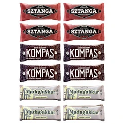 Zestaw mix smaków Zmiany Zmiany: 4x Baton Proteinowy Z Orzeszkami Ziemnymi 