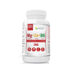 Wish Kompleks Minerałów i Witamin Mg+Zn+B6 120 kaps.