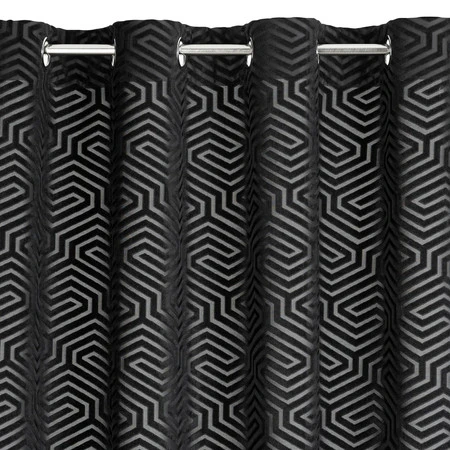 ZASŁONA GOTOWA INGA 140 X 250 CM CZARNY