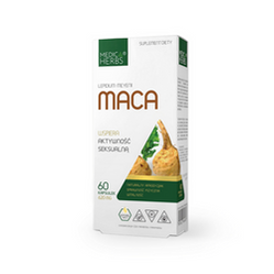 Medica Herbs Maca 620mg na wsparcie aktywności seksualnej 60 kaps.