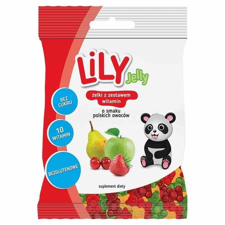 Żelki z witaminami o smaku polskich owocowym 80 g