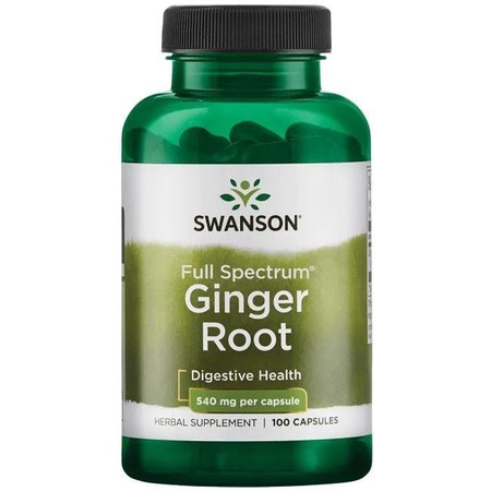 Swanson Imbir 540 Mg 100 K Wspiera Układ Trawienny