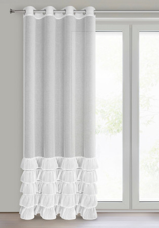 FIRANA GOTOWA DANI 1 140 X 250 CM BIAŁY