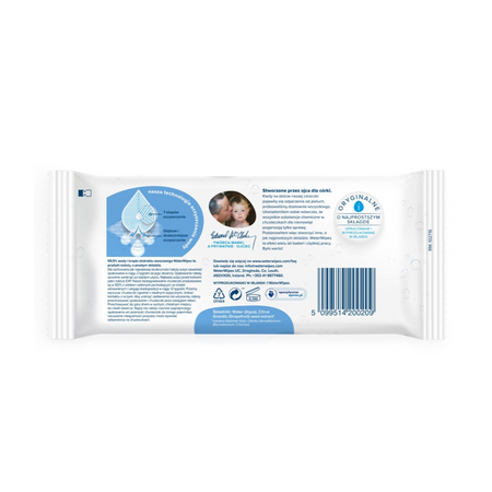 WaterWipes BIO, Chusteczki nawilżane dla dzieci 60 szt.
