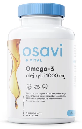 OSAVI Omega-3 olej rybi 1000 mg (120 kaps.)