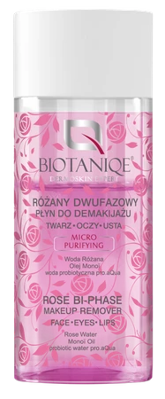 Biotaniqe, MICRO PURIFYING, Różany Dwufazowy Płyn do Demakijażu, 150 ml