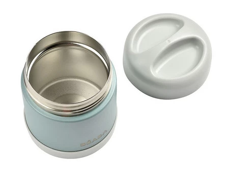 Beaba Pojemnik - termos obiadowy ze stali nierdzewnej z hermetycznym zamknięciem 300 ml light mist/eucalyptus green