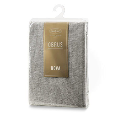 OBRUS STELLA 2 O 180 CM SREBRNY