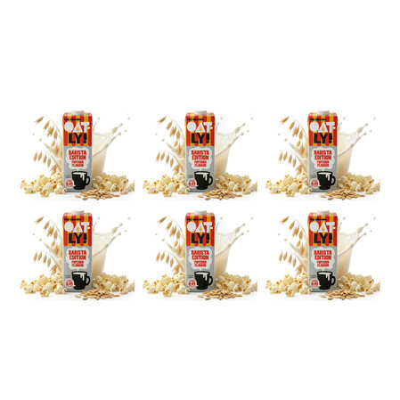 Zestaw: 6x Oatly Napój Owsiany Barista Editiono Smaku Popcornu 1L