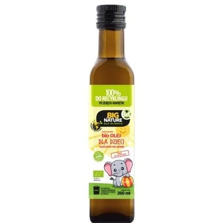 Big Nature Olej dla dzieci kwasy Omega 250 ml BIO