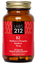 Labs212 B2 Riboflavin 5'-Phosphate + Riboflavin 60 kaps.