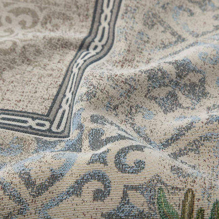 Obrus gobelinowy szerokość: 140 cm, długość: 180 cm, kolor: naturalny