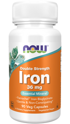 NOW FOODS Double Strength Iron (90 kaps.)
