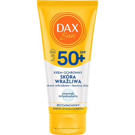 Krem ochronny do twarzy dla skóry wrażliwej SPF 50+
