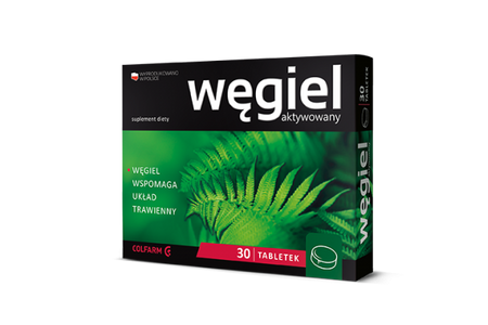 Colfarm Węgiel Aktywowany 30 Tabl.