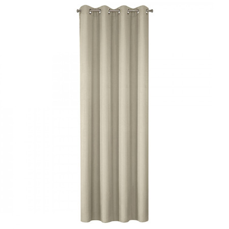 ZASŁONA GOTOWA RITA 140 X 250 CM CIEMNOBEŻOWY