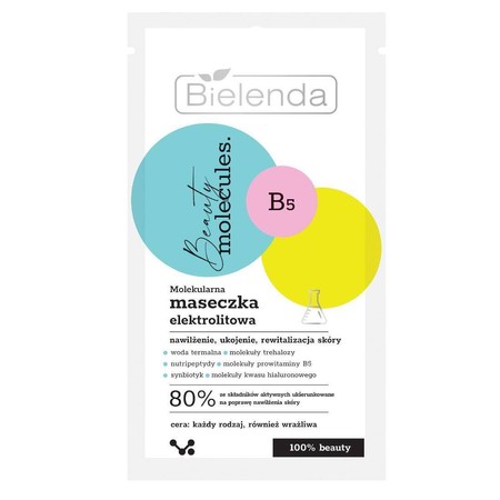 Bielenda Beauty Molecules.Molekularna Maseczka elektrolitowa - do każdego rodzaju cery 8g