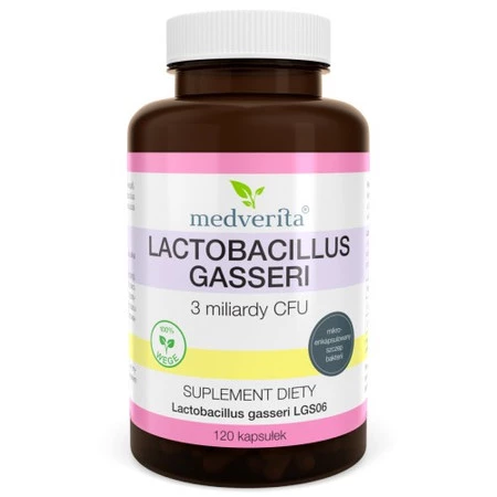 Medverita Lactobacillus Gasseri LGS06 probiotyk 120 kaps.